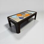 Vintage keramieken salontafel / coffee table  curved hoeken, Ophalen of Verzenden