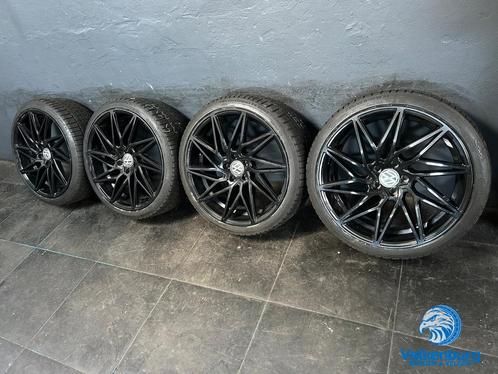 7mm! VW Caddy 20 inch Keskin zwarte velgen 5x112 winterbande, Auto-onderdelen, Banden en Velgen, Banden en Velgen, Winterbanden