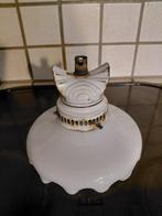 ANTIEKE opaline lampenkap- gaslamp - hanglamp, Antiek en Kunst, Ophalen of Verzenden