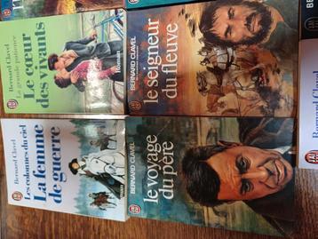 Set van 8 romans van Bernard Clavel beschikbaar voor biedingen
