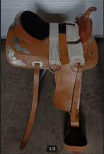 Westernzadel 17 inch, Dieren en Toebehoren, Ophalen of Verzenden, Zo goed als nieuw, Western
