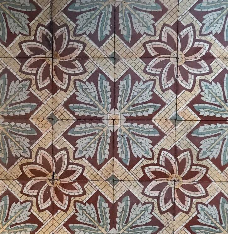 Echte oude Portugese patroon cement tegels vloer tegels, Doe-het-zelf en Bouw, Tegels, Vloertegels, Ophalen
