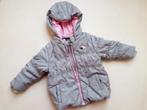 S.OLIVER - Manteau doudoune gris clair/pois - T.18 mois/80cm, Enlèvement ou Envoi, S. Oliver, Utilisé, Fille