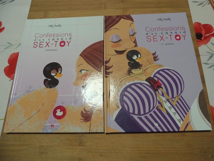 BEKENTENIS VAN EEN EENDENSEKSSPEELTJE 1 EN 2 EO TUBE, Boeken, Stripverhalen, Zo goed als nieuw, Complete serie of reeks, Ophalen of Verzenden