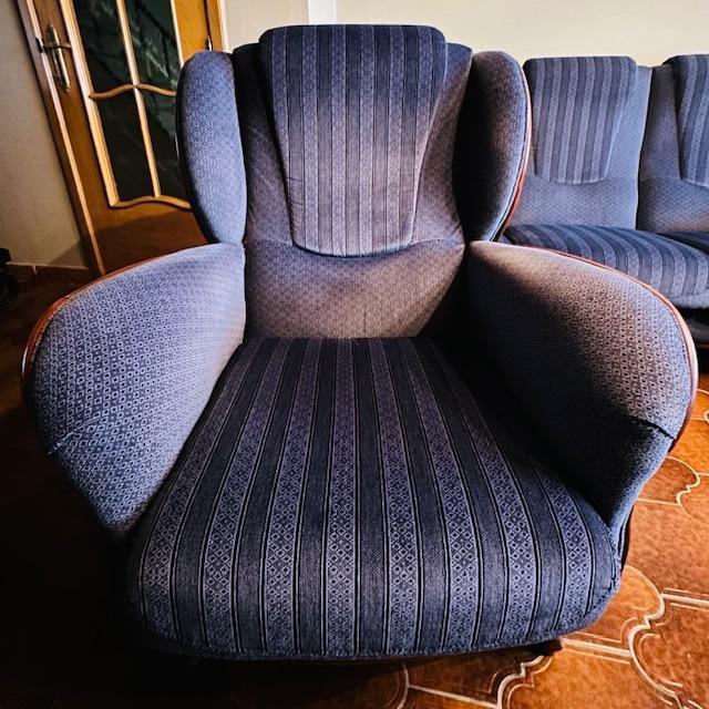 zetel, Huis en Inrichting, Zetels | Zetels, Zo goed als nieuw, Rechte bank, Overige maten, Hout, Stof, Ophalen