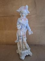 Elegante porseleinen beeldjesset – man & vrouw – 24 cm, Antiek en Kunst, Antiek | Porselein, Ophalen