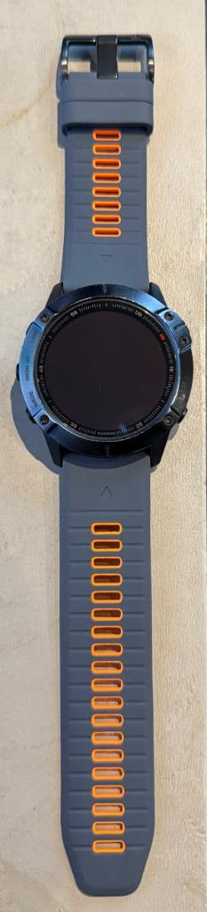 Garmin Fenix 6X Pro, Handtassen en Accessoires, Sporthorloges, Gebruikt, Afstand, Calorieverbanding, Conditie, GPS, Hartslag, Hoogte