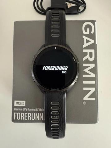 Montre de course Garmin 965 Forerunner AMOLED, Bijoux, Sacs & Beauté, Enlèvement ou Envoi, Utilisé