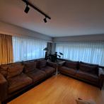 Mooi groot salon, taupe/donkergrijs., Huis en Inrichting, Ophalen, Zo goed als nieuw, Stof, Modern