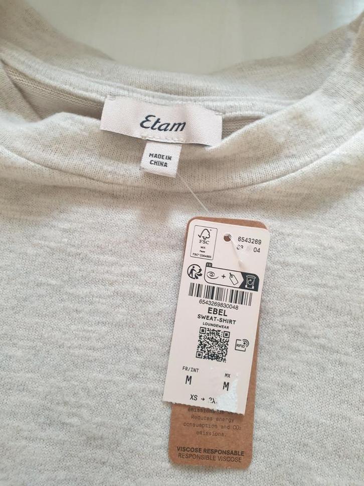 Sweat pyjama Etam beige chiné, Kleding | Dames, Homewear, Nieuw, Beige, Ophalen of Verzenden