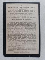bidprentje Risquons-Tout (Reckem) 1874-1897, Verzamelen, Bidprentjes en Rouwkaarten, Verzenden, Bidprentje