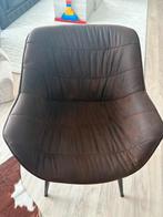 Eetkamer stoelen.moet dringend weg!!, Cuir, Comme neuf, Brun, Enlèvement