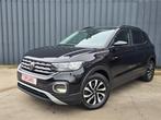 ✔VW T-CROSS 1.0TSI AUTOMATIC Active 2022 Euro6❕ Apps, cam, Zwart, Start-stop-systeem, Bedrijf, 5 zetels