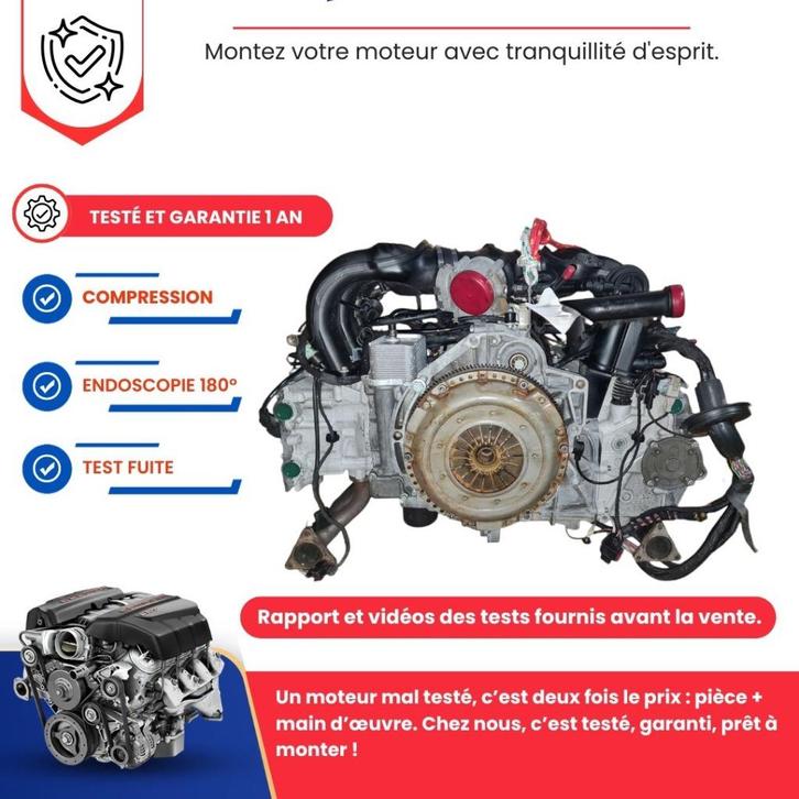 Complete motor Porsche Boxster 986 2.7 220pk, Auto-onderdelen, Motor en Toebehoren, Porsche, Nieuw, Ophalen of Verzenden