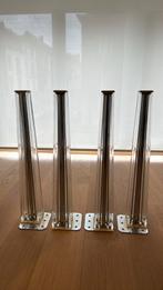 4 pieds de table plexi Kartell Top top avec fixation, Ophalen, Zo goed als nieuw