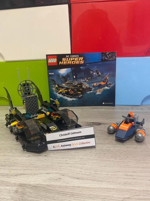 Lego Lot DC Super Heroes - 76034-76045-76053 (Batboot/Motora, Kinderen en Baby's, Speelgoed | Duplo en Lego, Zo goed als nieuw