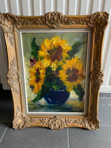 Schilderij zonnebloemen beschikbaar voor biedingen