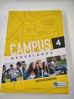 Campus 4 Nederlands, bronnenboek. Druk 2022, Ophalen, Zo goed als nieuw, Nederlands