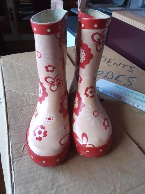 Bottes caoutchouc roses pointures 25, Kinderen en Baby's, Kinderkleding | Schoenen en Sokken, Gebruikt, Laarzen, Jongen of Meisje