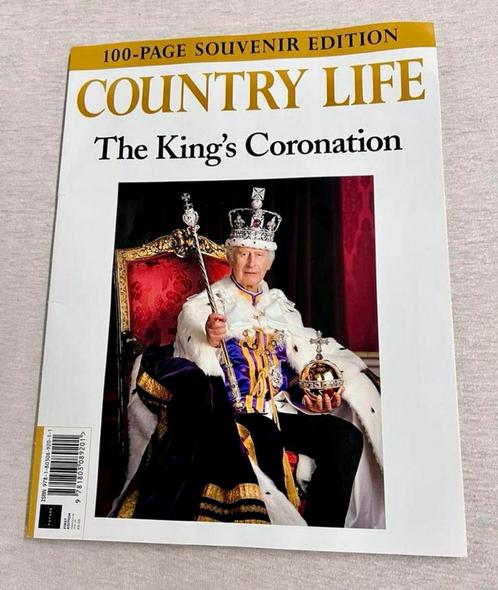 Country Life Magazine - LE COURONNEMENT DU ROI 100p, Collections, Maisons royales & Noblesse, Comme neuf, Magazine ou livre, Enlèvement ou Envoi