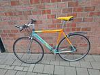 retro koersfiets oranje,blauw,geel, Fietsen en Brommers, Ophalen