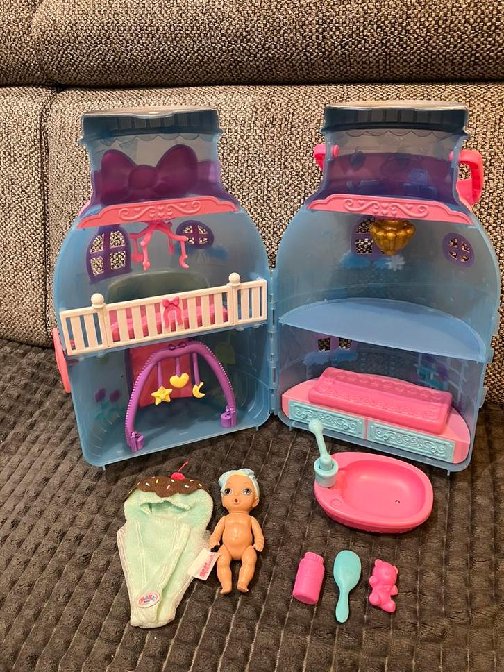 Papfles baby born surprise met inhoud zapf creation, Kinderen en Baby's, Speelgoed | Poppen, Gebruikt, Ophalen of Verzenden