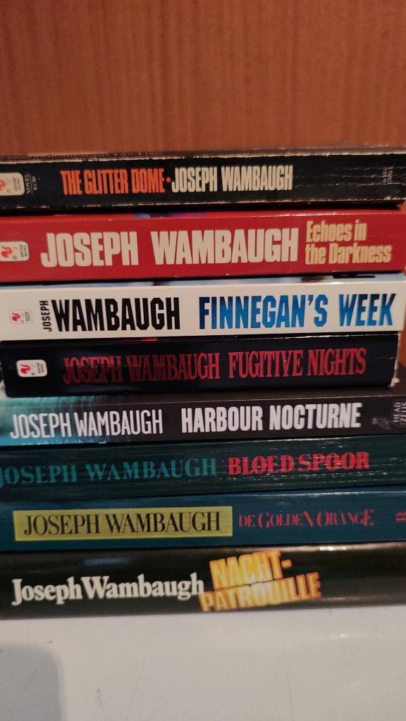 Joseph Wambaugh 8 boeken, Boeken, Detectives, Gelezen, Ophalen of Verzenden