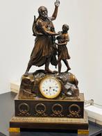 Grote bronzen klok, Antiek en Kunst, Ophalen of Verzenden