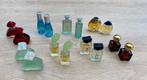 Vintage Miniatuur flesjes RL, Boucheron, Bvlgary, Fidji, Dav, Ophalen of Verzenden, Miniatuur, Zo goed als nieuw, Gevuld