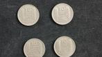 Set van 4 - 10 Franken Klein Hoofd Frankrijk 1947-1949, Postzegels en Munten, Ophalen of Verzenden, Frankrijk, Setje