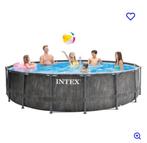 Intex zwembad rond >4m diameter, 120 cm of meer, Gebruikt, Rond, 300 cm of meer