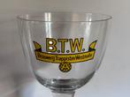 Oud bierglas brouwerij trappisten Westmalle BTW glas antiek, Verzamelen, Ophalen