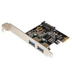 2 poort USB 3.0 (5Gbps) PCI Express controller, Computers en Software, Ophalen of Verzenden, Nieuw