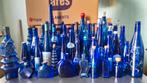 BLAUWE  FLESSEN,  DECORATIE, Huis en Inrichting, Ophalen, Zo goed als nieuw