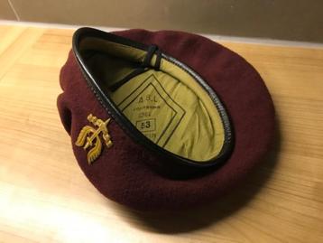 Chapeau rouge Paracommando, 1 paire, Enlèvement ou Envoi, Armée de terre, Casque ou Béret