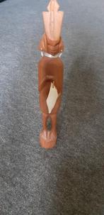 Mooi houten beeldje van een krijger,  40 cm hoogte, Antiek en Kunst, Ophalen of Verzenden