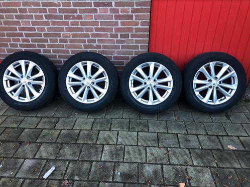 17 inch Nissan steek 5 x 114,3 met TPMS, Auto-onderdelen, Banden en Velgen, Band(en), Zomerbanden, 17 inch, Ophalen