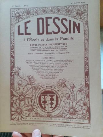 Antieke tijdschriften “Le Dessin” beschikbaar voor biedingen