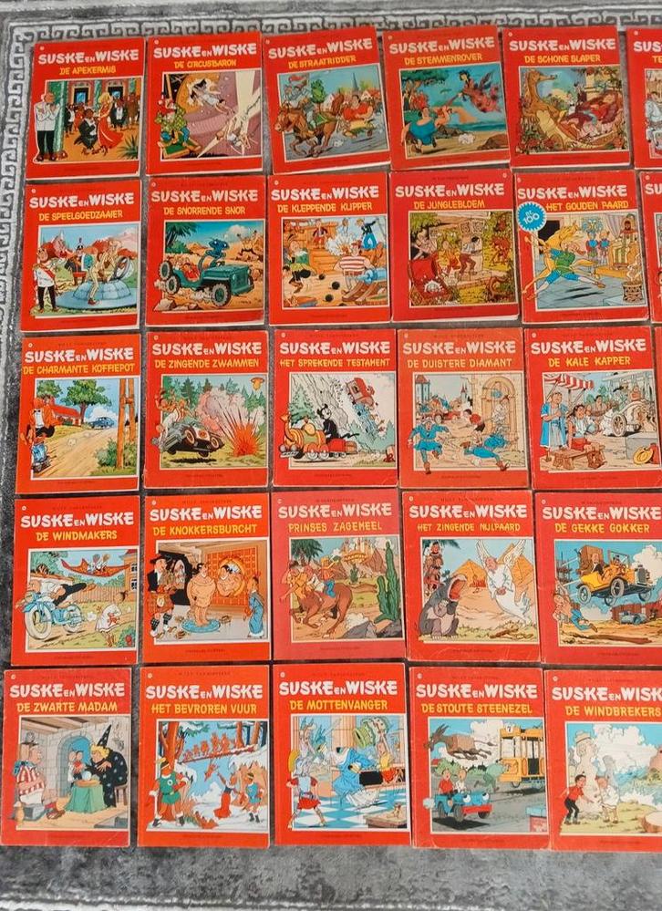 Suske en Wiske strips – 25 stuks (klassieke rode reeks), Boeken, Strips | Comics, Zo goed als nieuw, Meerdere comics, Europa, Ophalen of Verzenden