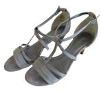 Sandalen Tamaris, maat 38. Hakhoogte 7 cm. , Kleding | Dames, Schoenen, Gedragen, Beige, Sandalen of Muiltjes, Ophalen of Verzenden