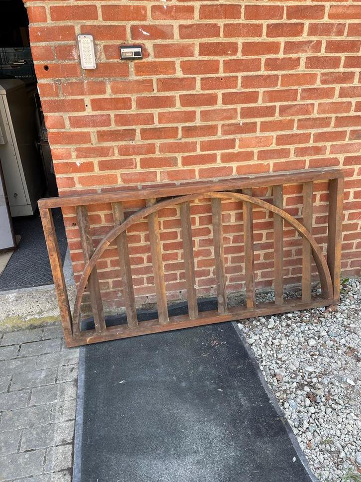 Nieuw houten tuinhek of tuinpoort in tropisch hardhout, Tuin en Terras, Tuinhekken en Hekwerk, Nieuw, Tuinhek, Hout, Ophalen