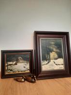 2 schilderij en geelkopere eendjes, Ophalen