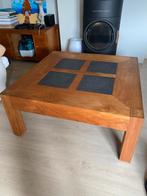 Teak salontafel 120 x 120 x 50 cm, Huis en Inrichting, Ophalen, 50 tot 75 cm, 100 tot 150 cm, 100 tot 150 cm