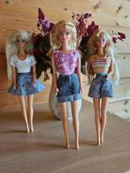 Barbies-denimlook uit de jaren 90, Kinderen en Baby's, Speelgoed | Poppen, Ophalen of Verzenden, Gebruikt, Barbie