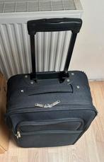 Valise de cabine noire sur roulettes 30/50/20 LxHxP, Ophalen, Zo goed als nieuw, Wieltjes