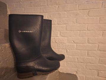 Dunlop laarzen Maat 40 blauw, Enlèvement, Comme neuf, Bottes