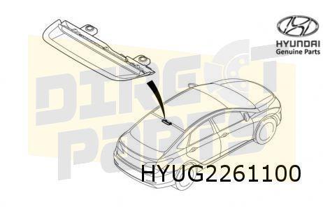 Hyundai i40 (8/11-5/15-) 3e remlicht (LED) Origineel! 927003, Auto-onderdelen, Verlichting, Hyundai, Nieuw, Verzenden