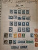 Canada op oude bladen, Postzegels en Munten, Postzegels | Volle albums en Verzamelingen, Ophalen of Verzenden