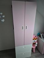 Platsa ikea kast met 2 rose deuren en 2 lades 60x193x50, Kinderen en Baby's, Ophalen, Kast