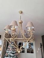 Metalen kroonluchter, luster, hanglamp, Huis en Inrichting, Ophalen, Zo goed als nieuw, Metaal, Landelijk